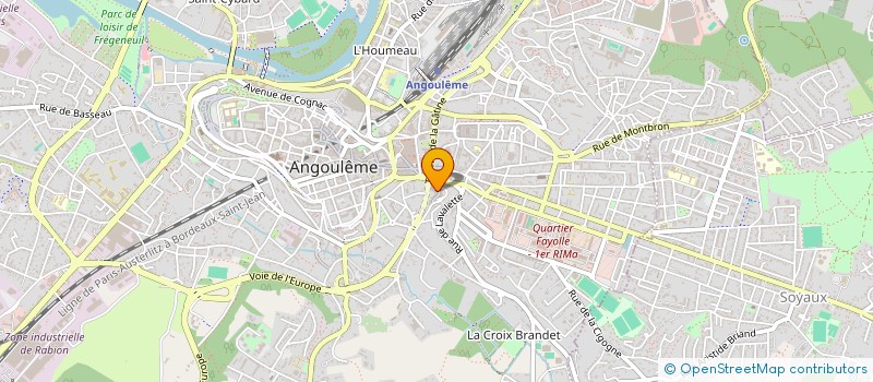 localisation de l'entreprise MUTUELLE RETERAITE INSTIT FONCT EDUC NAT à ANGOULEME