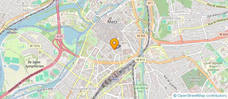 localisation de l'entreprise MUTUELLE RETRAITE A.C.V.G. DELORRAINE à METZ