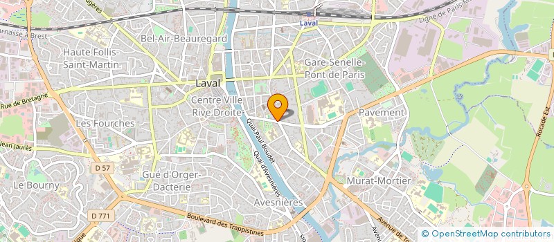 localisation de l'entreprise MUTUELLE RETRAITE ANCIENS COMBATTANTS à LAVAL