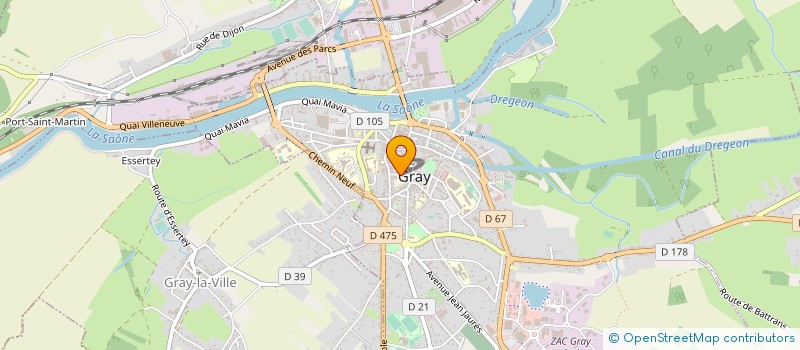 localisation de l'entreprise MUTUELLE RETRAITE ANCIENS COMBATTANTS HS à GRAY