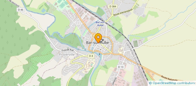 localisation de l'entreprise MUTUELLE RETRAITE DES A C à BAR-SUR-AUBE