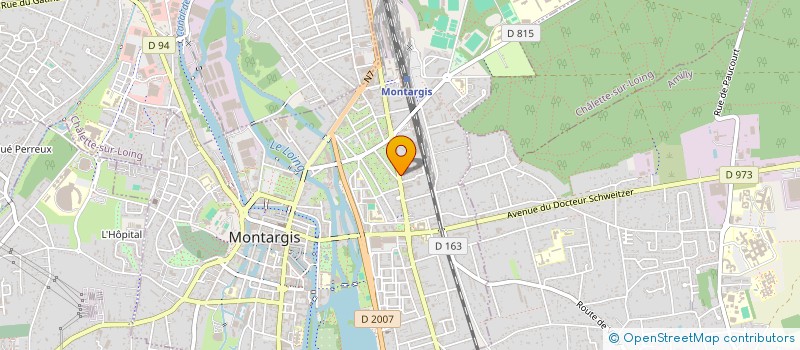localisation de l'entreprise MUTUELLE RETRAITE DES A.C.ET V.G LOIRET à MONTARGIS