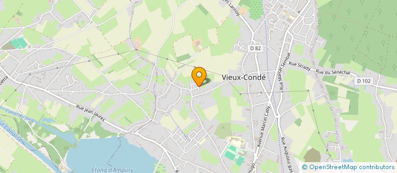 localisation de l'entreprise MUTUELLE RETRAITE DES A.C.V.G. à VIEUX-CONDE