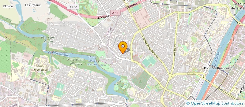 localisation de l'entreprise MUTUELLE RETRAITE INSTIT FONCT EDUC NAT à ANGERS
