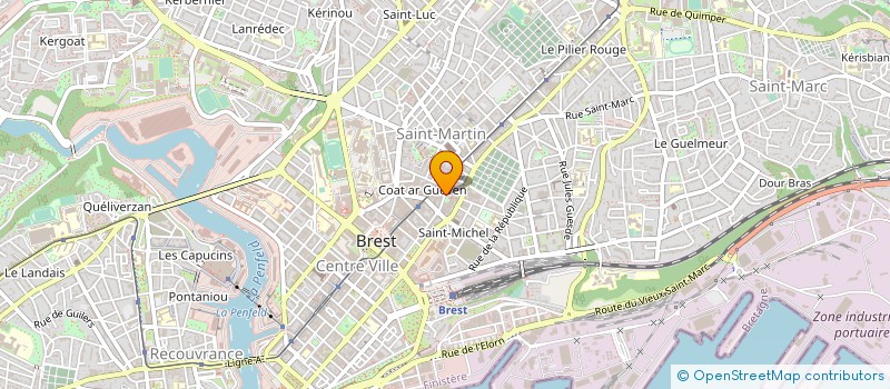 localisation de l'entreprise MUTUELLE RETRAITE INSTIT FONCT EDUC NAT à BREST