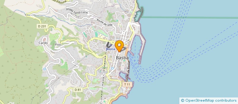 localisation de l'entreprise MUTUELLE RETRAITE INSTIT FONCT EDUC NAT à BASTIA