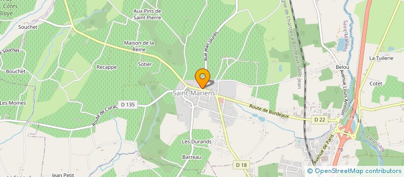 localisation de l'entreprise MUTUELLE SAINTE BLAISE SAINT HILAIRE  CAVIGNAC