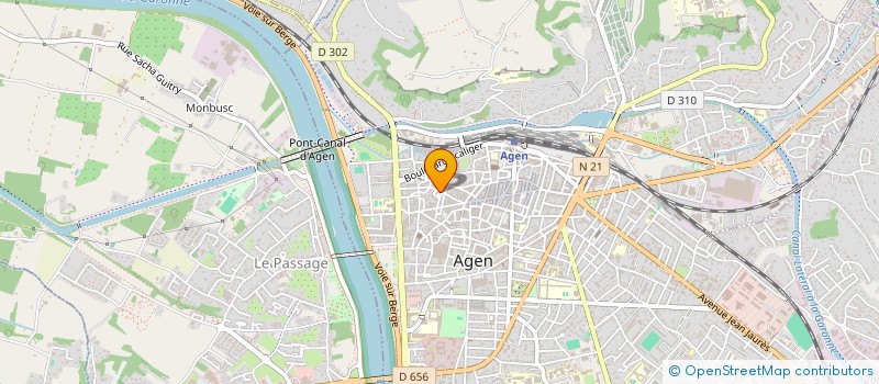 localisation de l'entreprise MUTUELLE SALARIES PETITE MOYENNE ENTREPR à AGEN