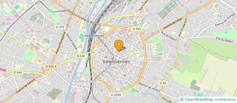 localisation de l'entreprise MUTUELLE SANTE JUST' à VALENCIENNES