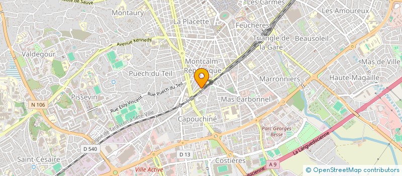localisation de l'entreprise MUTUELLE SAPEURS POMPIERS DE NIMES à NIMES