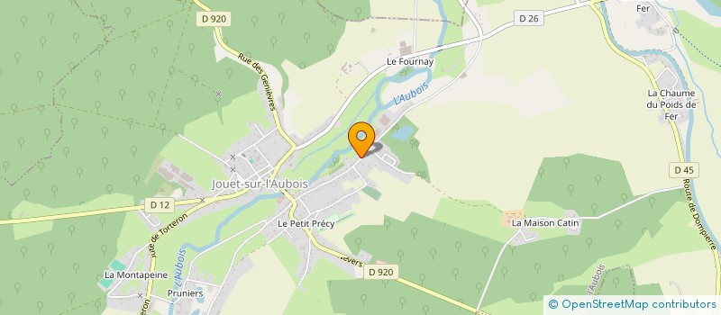 localisation de l'entreprise MUTUELLE SEMT-PIELSTICK  JOUET-SUR-L'AUBOIS