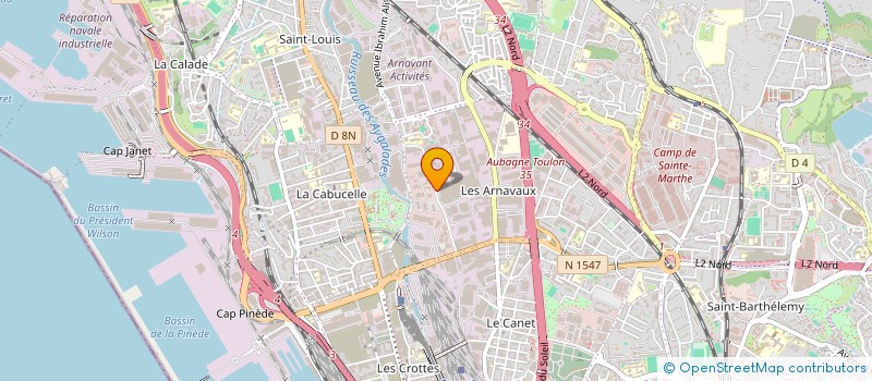 localisation de l'entreprise MUTUELLE SERAMM à MARSEILLE