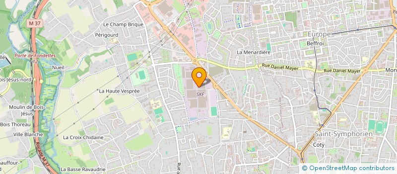localisation de l'entreprise MUTUELLE SKF  SAINT-CYR-SUR-LOIRE