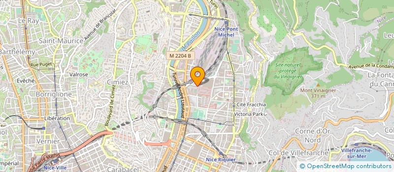 localisation de l'entreprise MUTUELLE SOLIDARITE à NICE