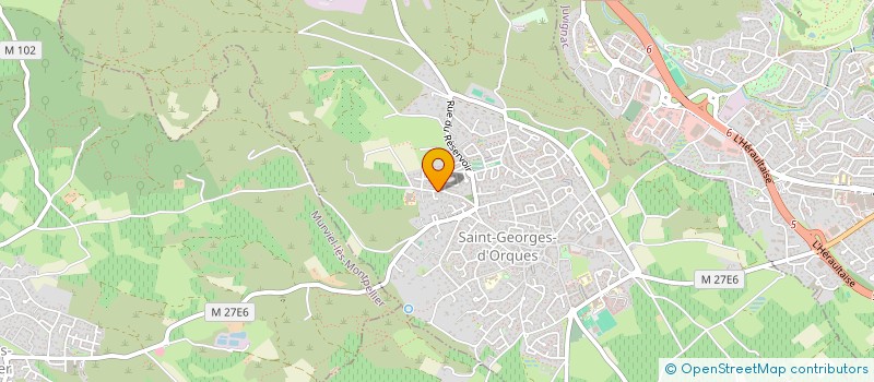 localisation de l'entreprise MUTUELLE ST GEORGES PIGNAN  SAINT-GEORGES-D'ORQUES