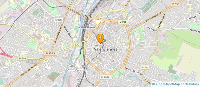 localisation de l'entreprise MUTUELLE TERRITORIAUX JUST'ENSEMBLE à VALENCIENNES