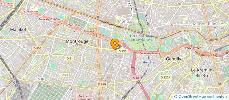 localisation de l'entreprise MUTUELLE UNEO à MONTROUGE