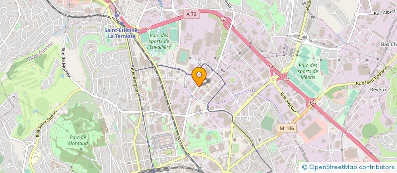 localisation de l'entreprise MUTUELLES DE FRANCE LOIRE  SAINT-ETIENNE