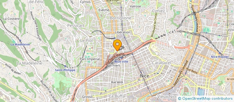 localisation de l'entreprise MUTUELLES DE FRANCE SYNERGIE à NICE