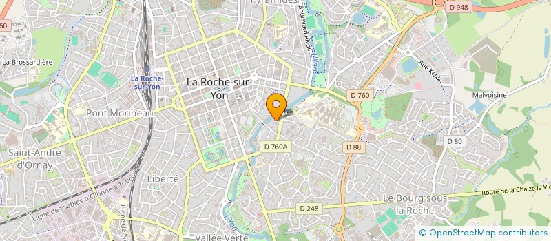 localisation de l'entreprise MUTUELLES DE VENDEE  LA ROCHE-SUR-YON