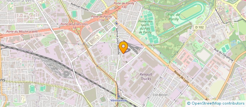 localisation de l'entreprise MUTUELLES SANTE PLUS  VENISSIEUX