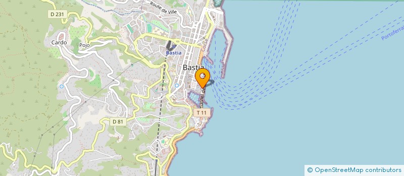 localisation de l'entreprise MUVRINI GESTION à BASTIA
