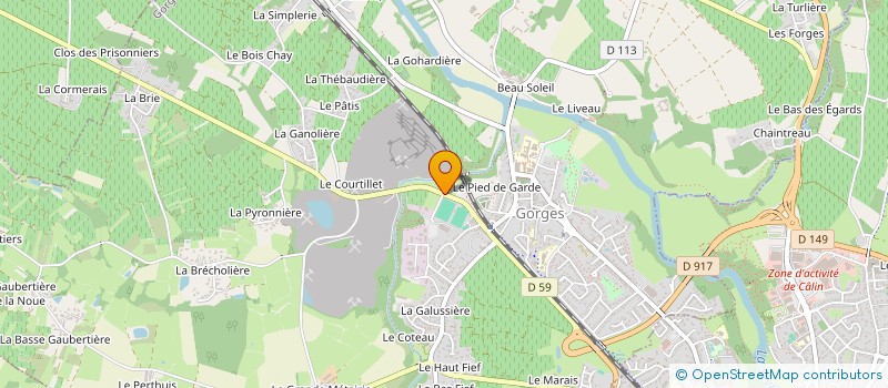 localisation de l'entreprise MUXEN  GORGES