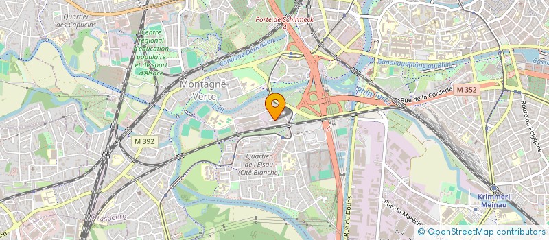 localisation de l'entreprise MUYA à STRASBOURG