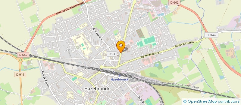 localisation de l'entreprise MUYSSEN HOLDING à HAZEBROUCK
