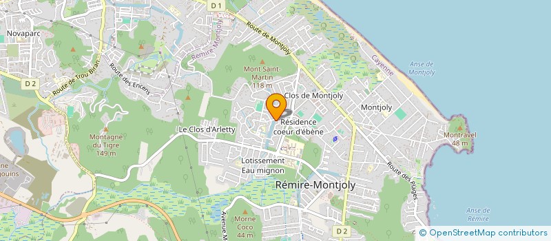 localisation de l'entreprise MUZE LARU à REMIRE-MONTJOLY