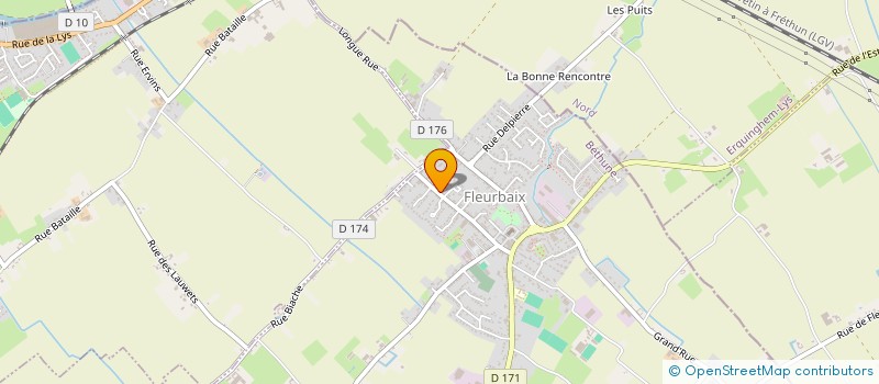 localisation de l'entreprise MUZEL  FLEURBAIX