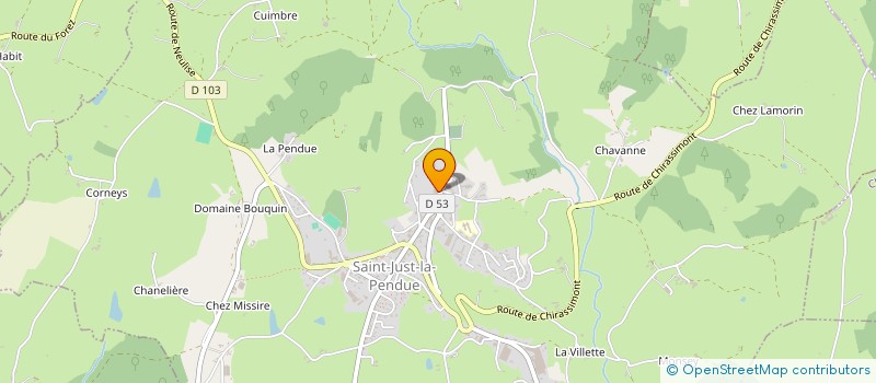 localisation de l'entreprise MUZELLE DUGAY  SAINT-JUST-LA-PENDUE