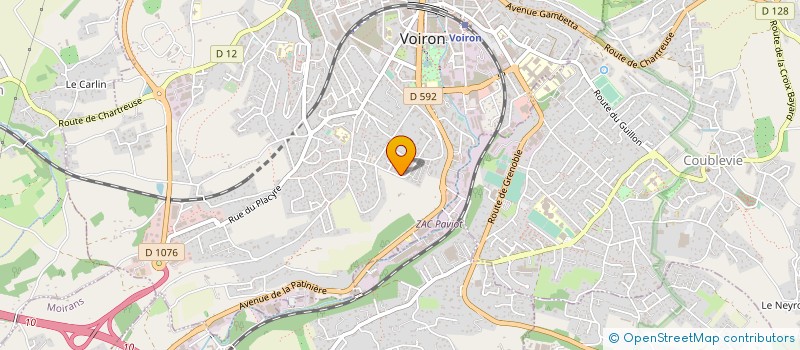 localisation de l'entreprise MUZELLE OISANS HEBERGEMENT à VOIRON