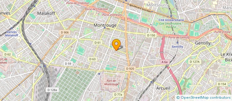 localisation de l'entreprise MUZEOWEB à MONTROUGE