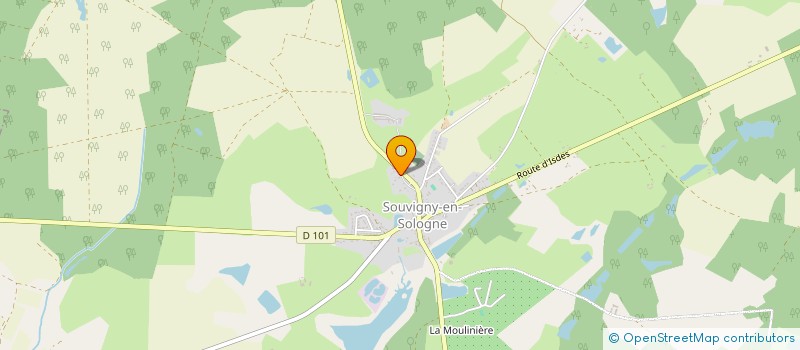 localisation de l'entreprise MUZIC ZAG  SOUVIGNY-EN-SOLOGNE