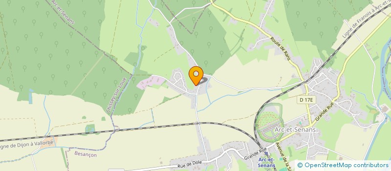 localisation de l'entreprise MUZICA MEA  ARC-ET-SENANS
