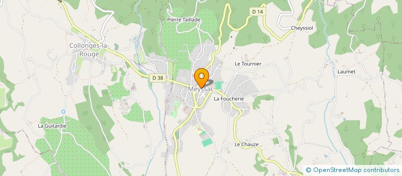 localisation de l'entreprise MUZIK EMOI  MEYSSAC