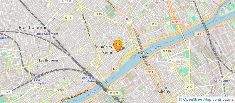 localisation de l'entreprise MUZIK'G@ZER  ASNIERES-SUR-SEINE