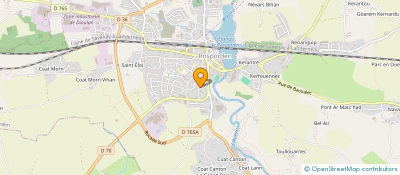 localisation de l'entreprise MUZIK LAB  ROSPORDEN