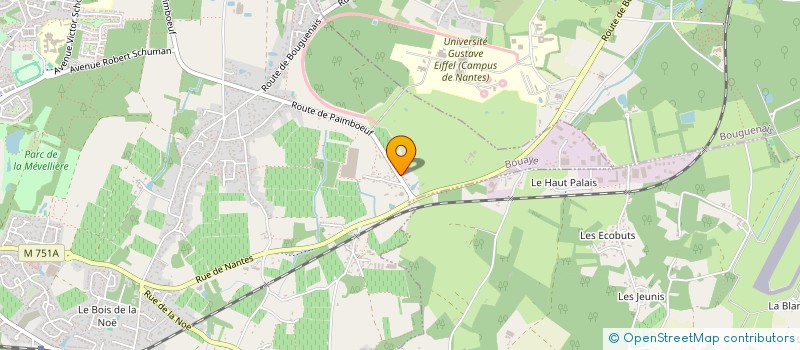 localisation de l'entreprise MUZIK'ZAK  BOUAYE