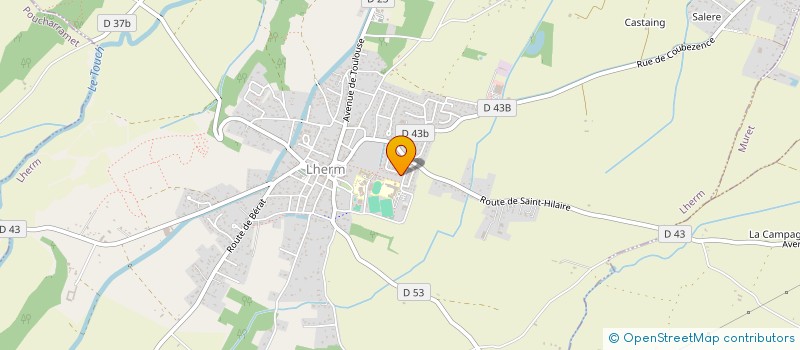 localisation de l'entreprise MUZIKA à LHERM