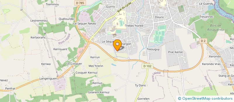 localisation de l'entreprise MUZISECUR à PLONEOUR-LANVERN