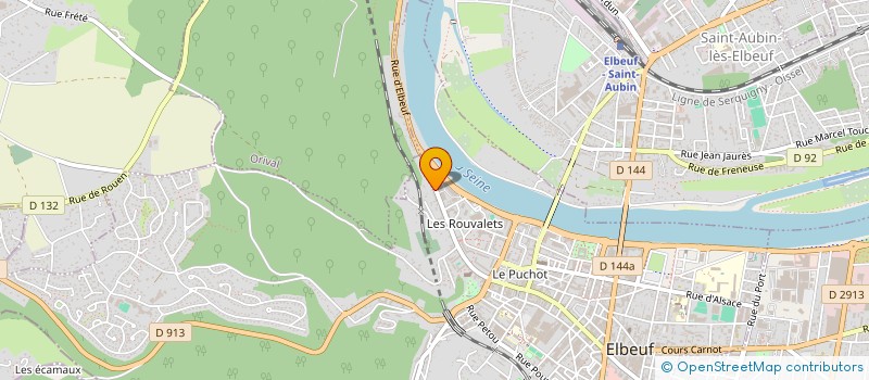 localisation de l'entreprise MUZULE  ELBEUF