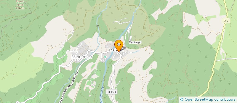 localisation de l'entreprise MUZZAROC  SAINT-PRIVAT