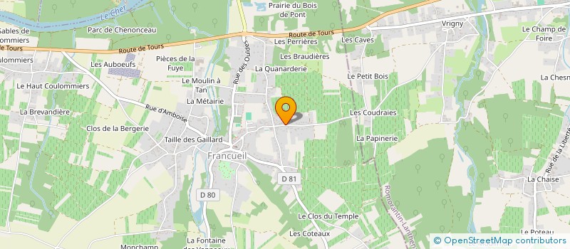 localisation de l'entreprise MUZZIC ' ART  FRANCUEIL