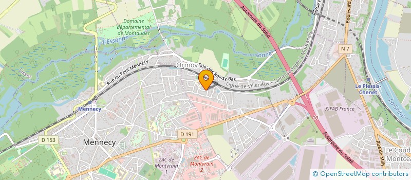 localisation de l'entreprise MUZZIN & CIE à ORMOY