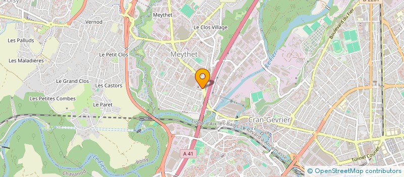 localisation de l'entreprise MUZZLE INSTITUTE  EPAGNY METZ-TESSY