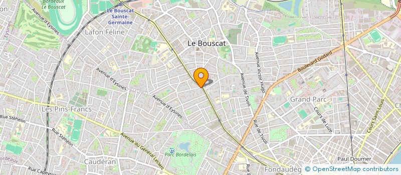 localisation de l'entreprise MUZZO  LE BOUSCAT