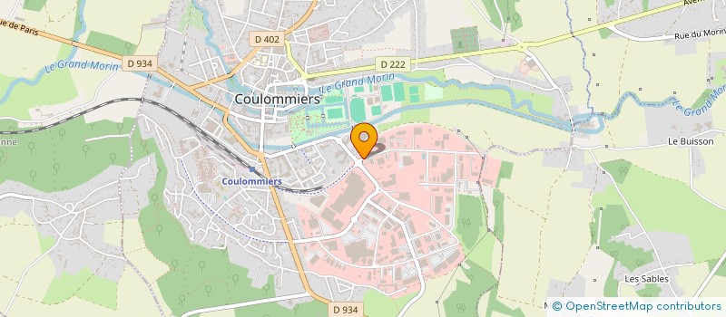 localisation de l'entreprise MV à COULOMMIERS