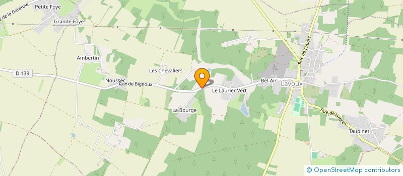 localisation de l'entreprise MV  LAVOUX